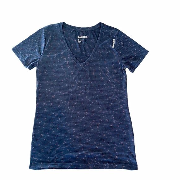 NWOT Reebok Speedwick V-Neck Workout T-Shirt Size Small - Picture 1 of 3